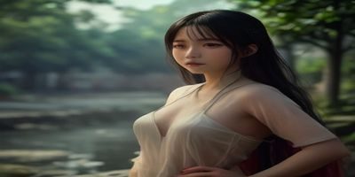 一位成熟女性独自坐在窗边沉思，窗外城市灯火阑珊，象征女女关系中的自我认同历程与内心挣扎